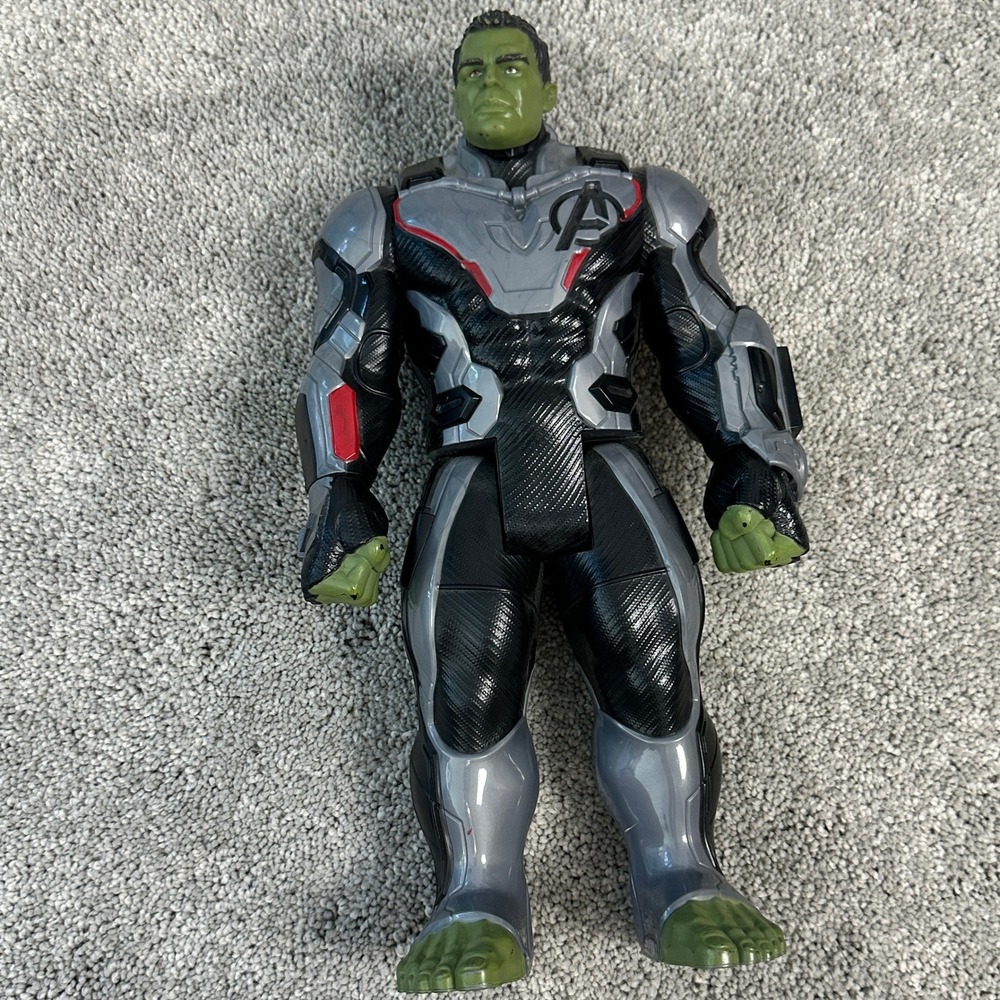 Hasbro Hulk Action Figure Kids 12 Inch Gray Good